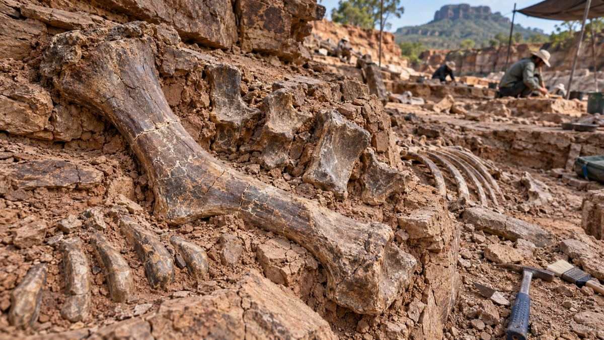 Fossils recovered from the Phu Noi site