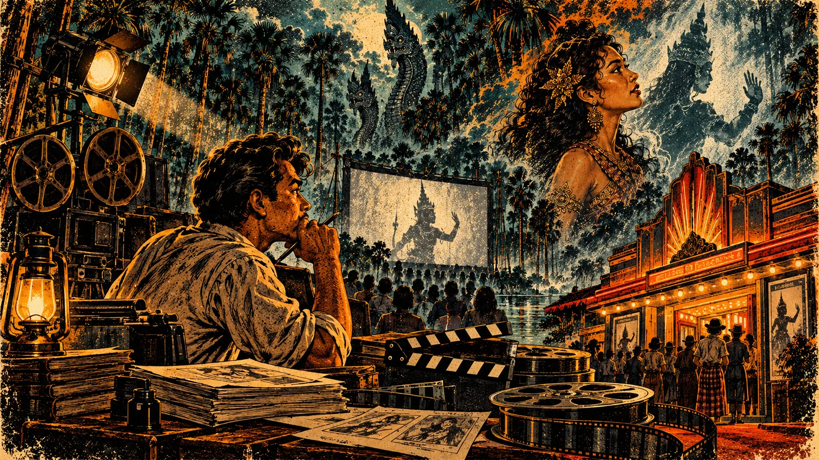 The 2007 film connects the real incident to its later life in Thai cinema