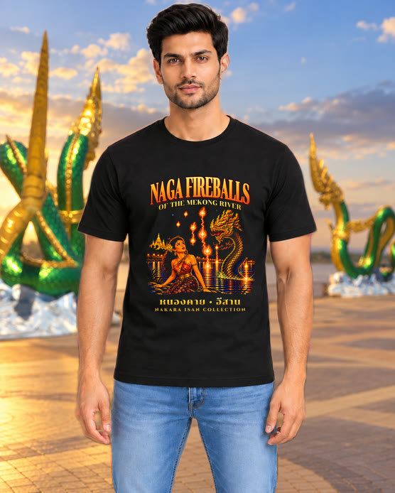 Nong Khai Fireballs T-Shirt, Black