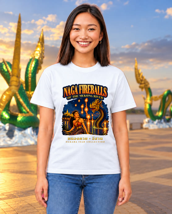 Nong Khai Fireballs T-Shirt, White