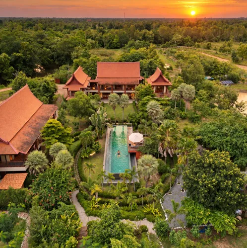 45m infinity pool at Nakara Villas Udon Thani