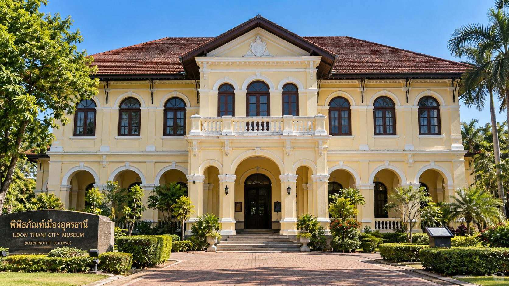 Historic Ratchinuthit Building housing Udon Thani City Museum